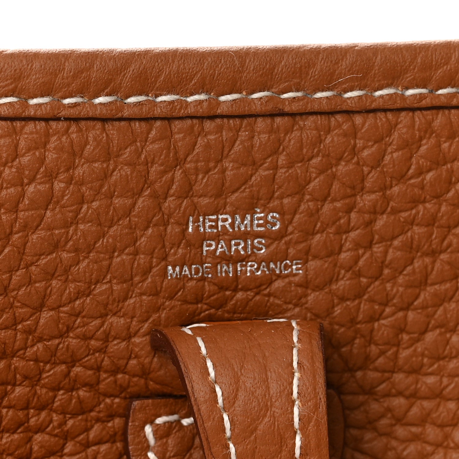 Hermes Taurillon Clemence Evelyne TPM Gold 6 of 11