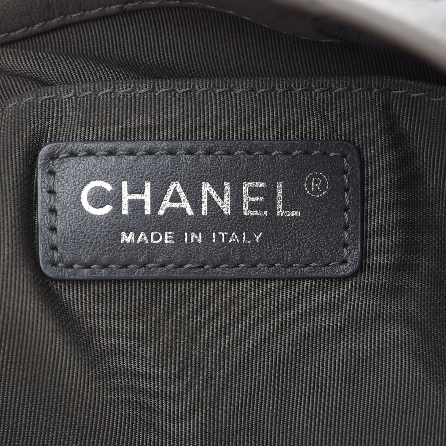 Chanel Calfskin Stitched Large Hobo Grey 7 of 13