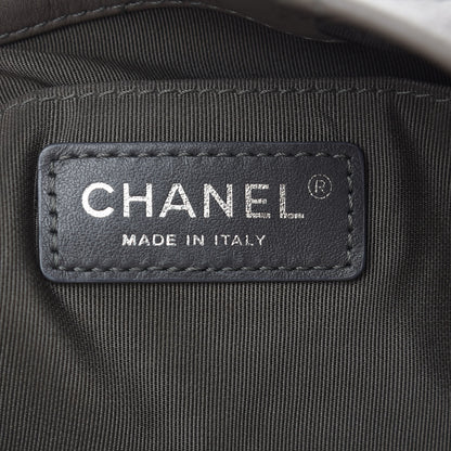 Chanel Calfskin Stitched Large Hobo Grey 7 of 13