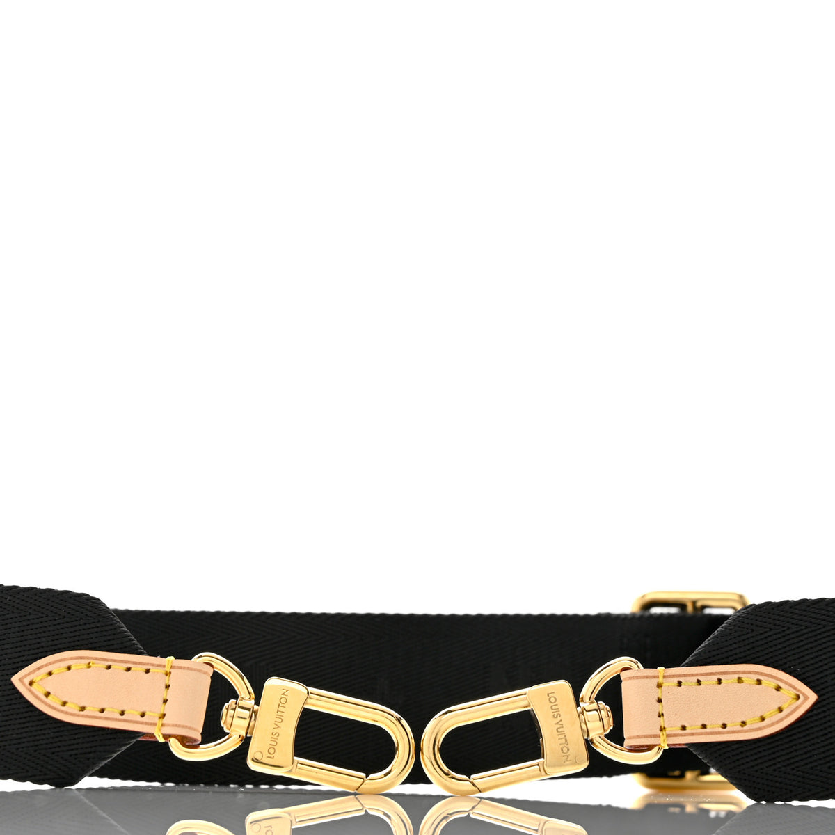 Monogram Multi Pochette Accessories Bandouliere Shoulder Strap Black