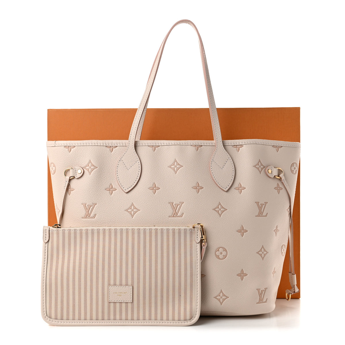 Louis Vuitton Monogram Debossed Neverfull MM Eden 11 of 11