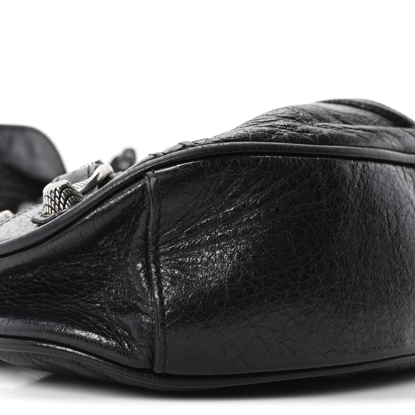 Agneau Arena Le Cagole Shoulder Bag XS Black
