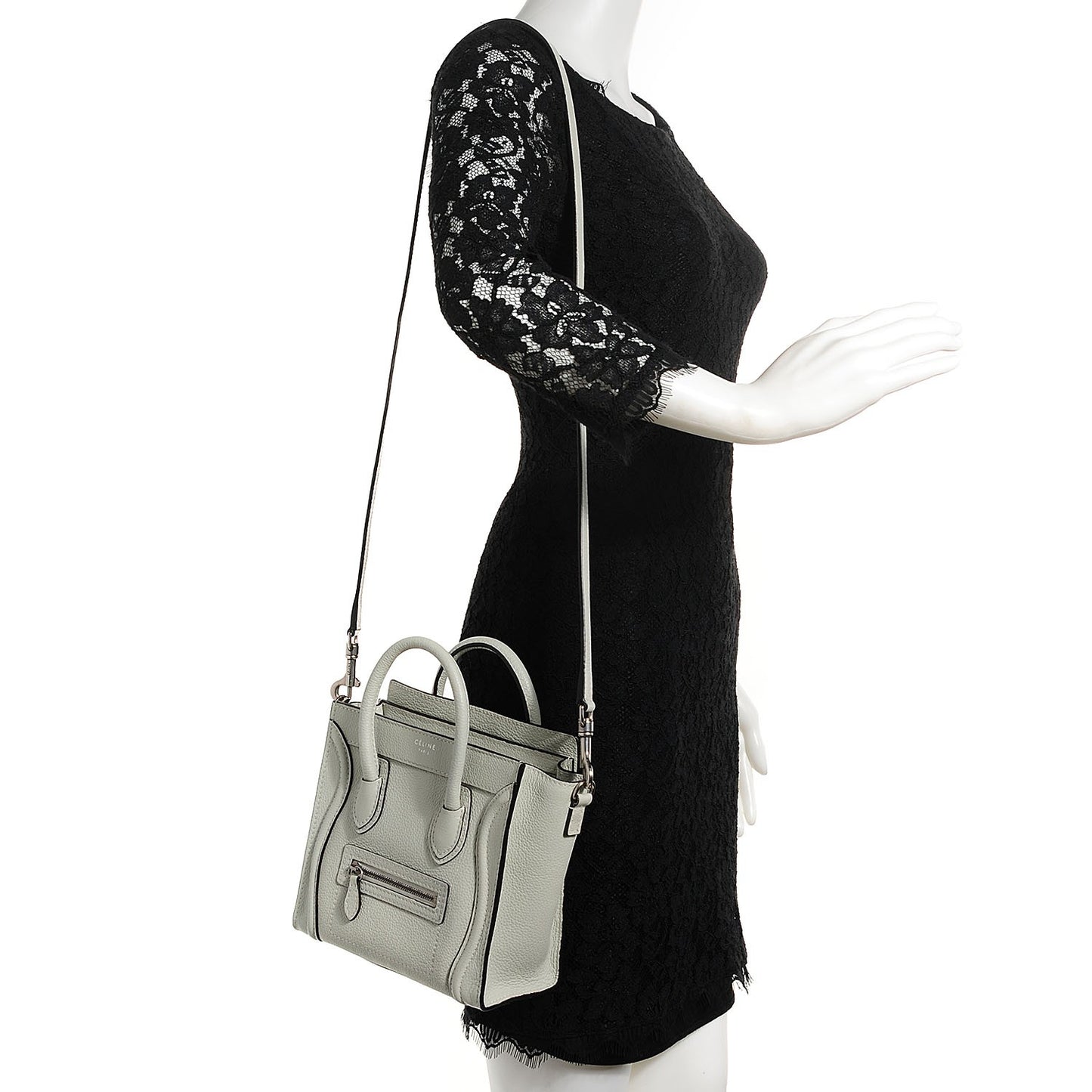 Drummed Calfskin Nano Luggage Lune