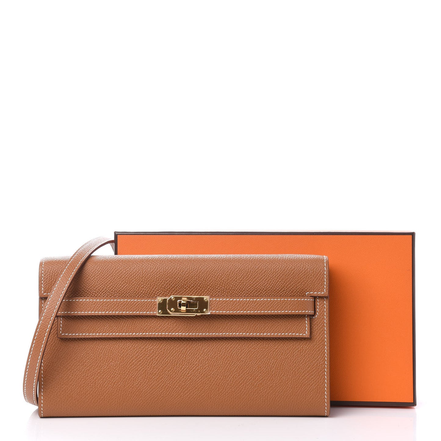 Epsom Kelly Wallet To Go Gold