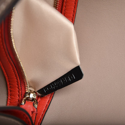 Valentino Garavani Nappa Rockstud Wristlet Clutch Deep Orange 7 of 7