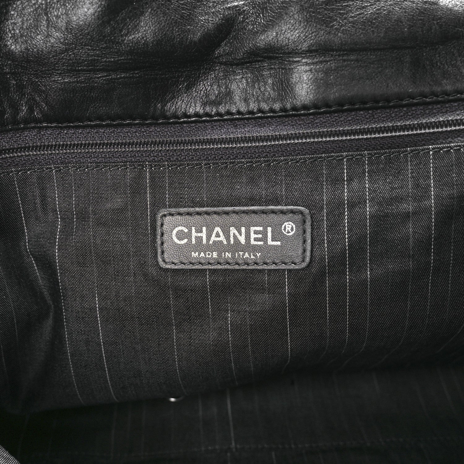 Chanel Lambskin In and Out XL Maxi Flap Black 6 of 11