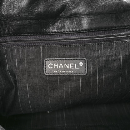 Chanel Lambskin In and Out XL Maxi Flap Black 6 of 11
