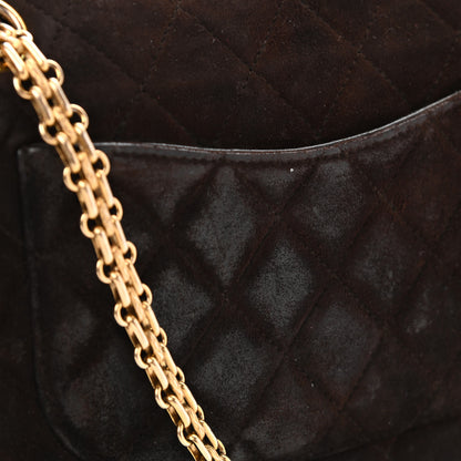 Chanel Suede Quilted 2.55 Reissue 225 Flap Brown 13 of 15