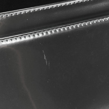 Christian Dior Metallic Patent Micro-Cannage Diorama Wallet on Chain Pouch Silver 7 of 10