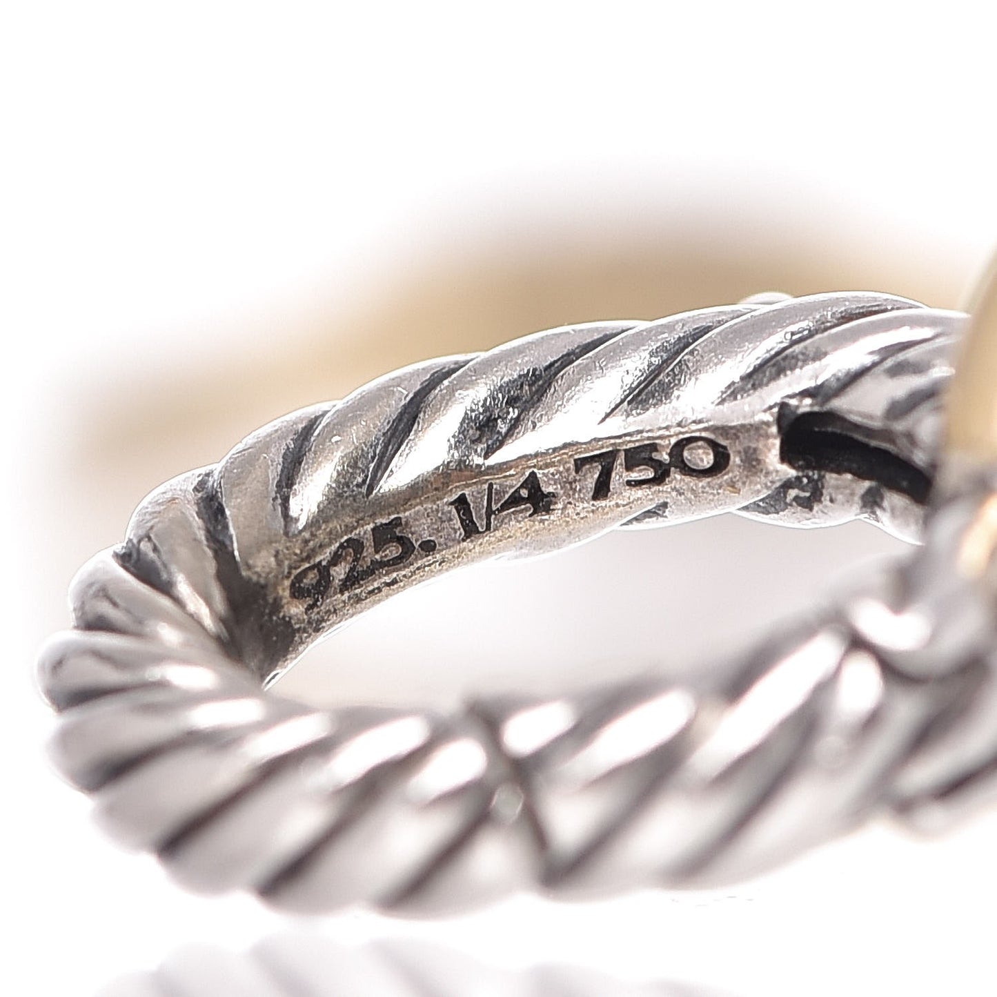 Sterling Silver 18K Yellow Gold 12mm Large Oval Link Bracelet