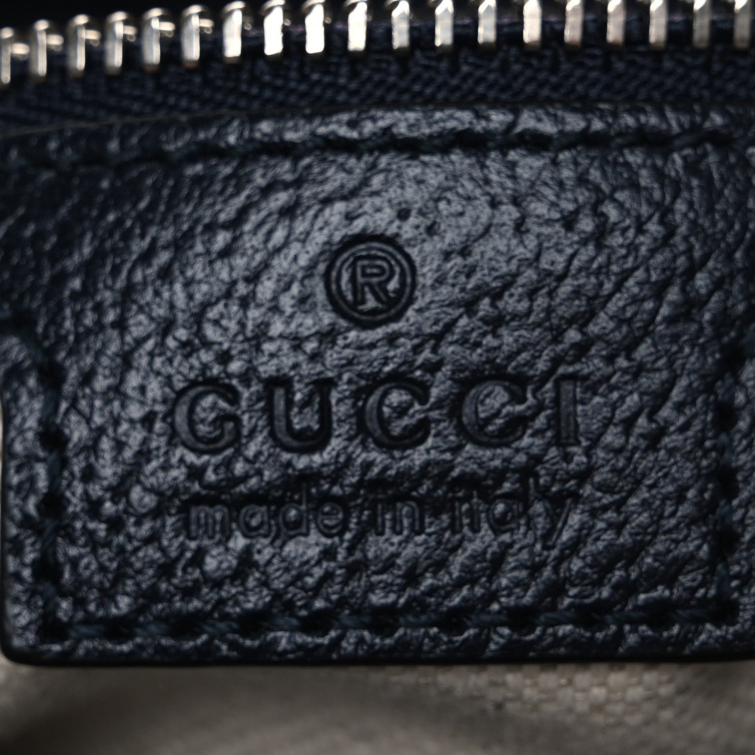 Gucci GG Supreme Monogram Textured Calfskin Web Large Attache Shoulder Bag Beige Blue 6 of 12