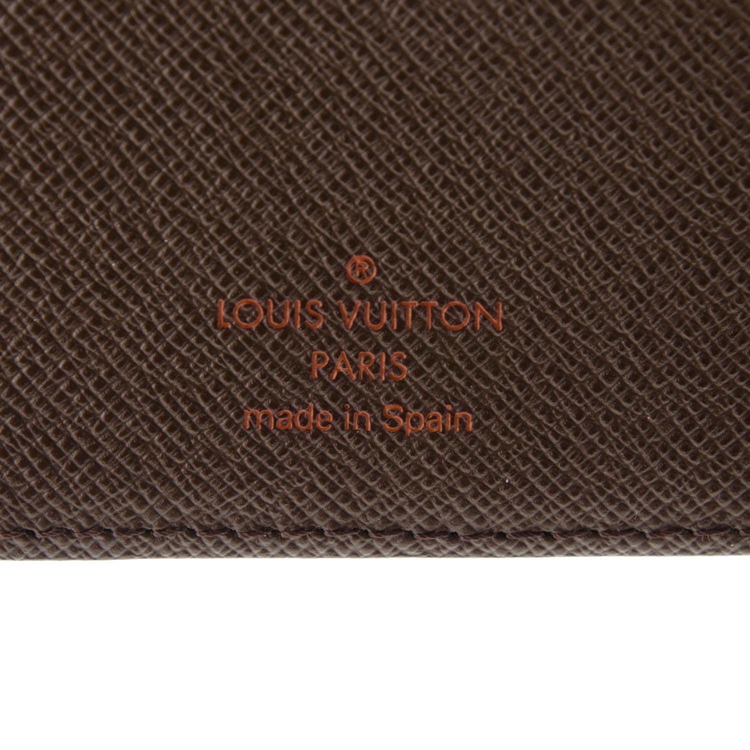 Louis Vuitton Damier Ebene Pocket Agenda Cover 6 of 7