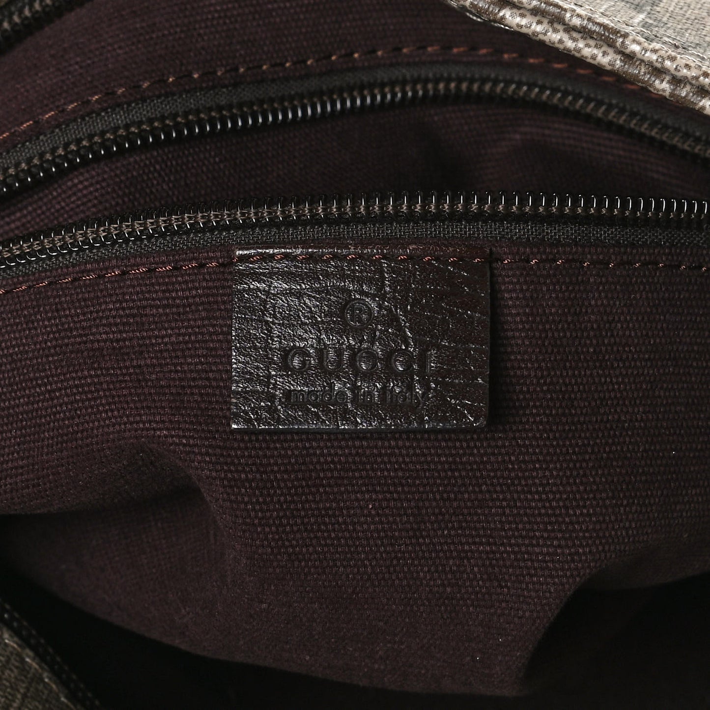 GG Plus Monogram Medium Flat Messenger Bag Dark Brown