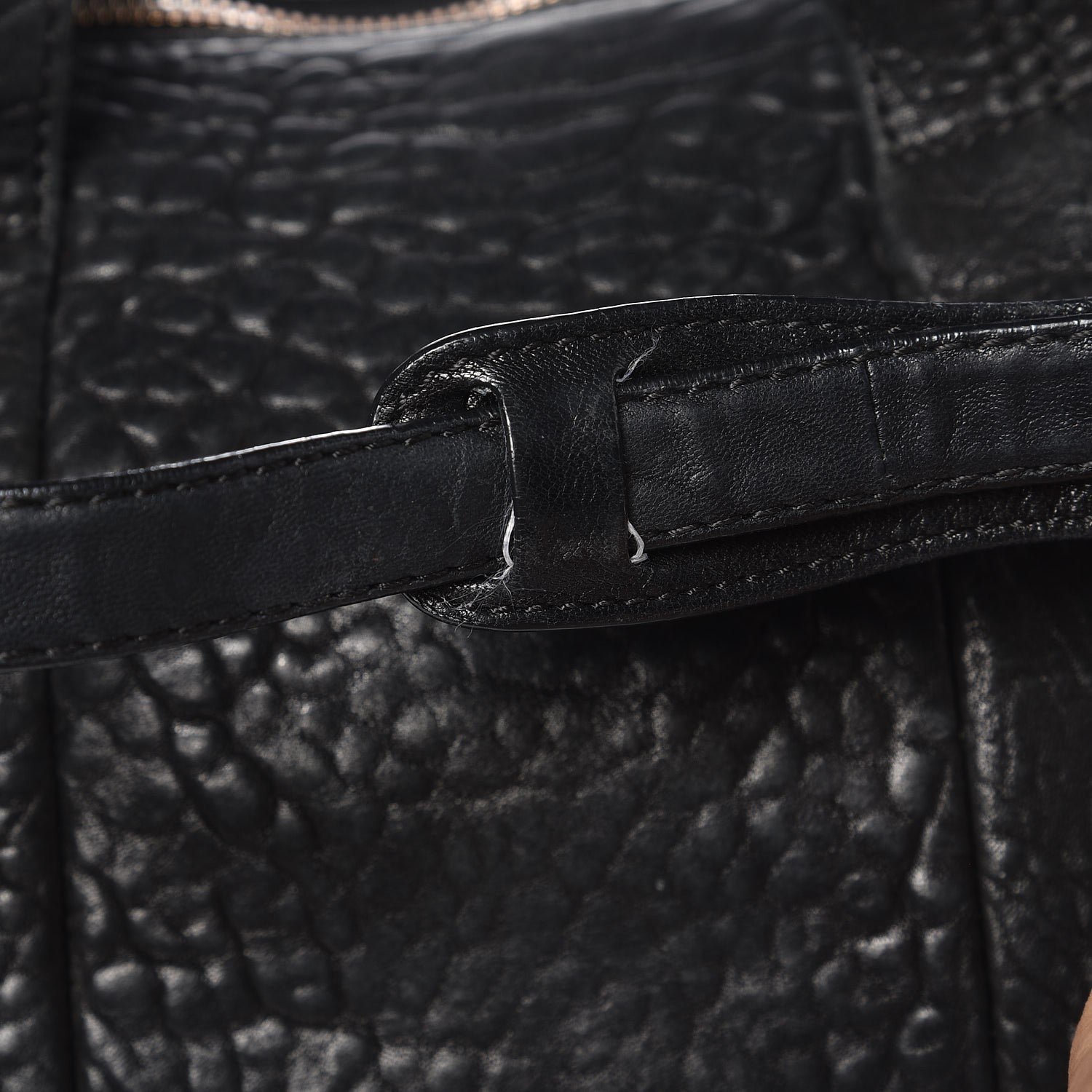 Alexander Wang Pebbled Lambskin Rocco Black Antique Brass Hardware 15 of 15