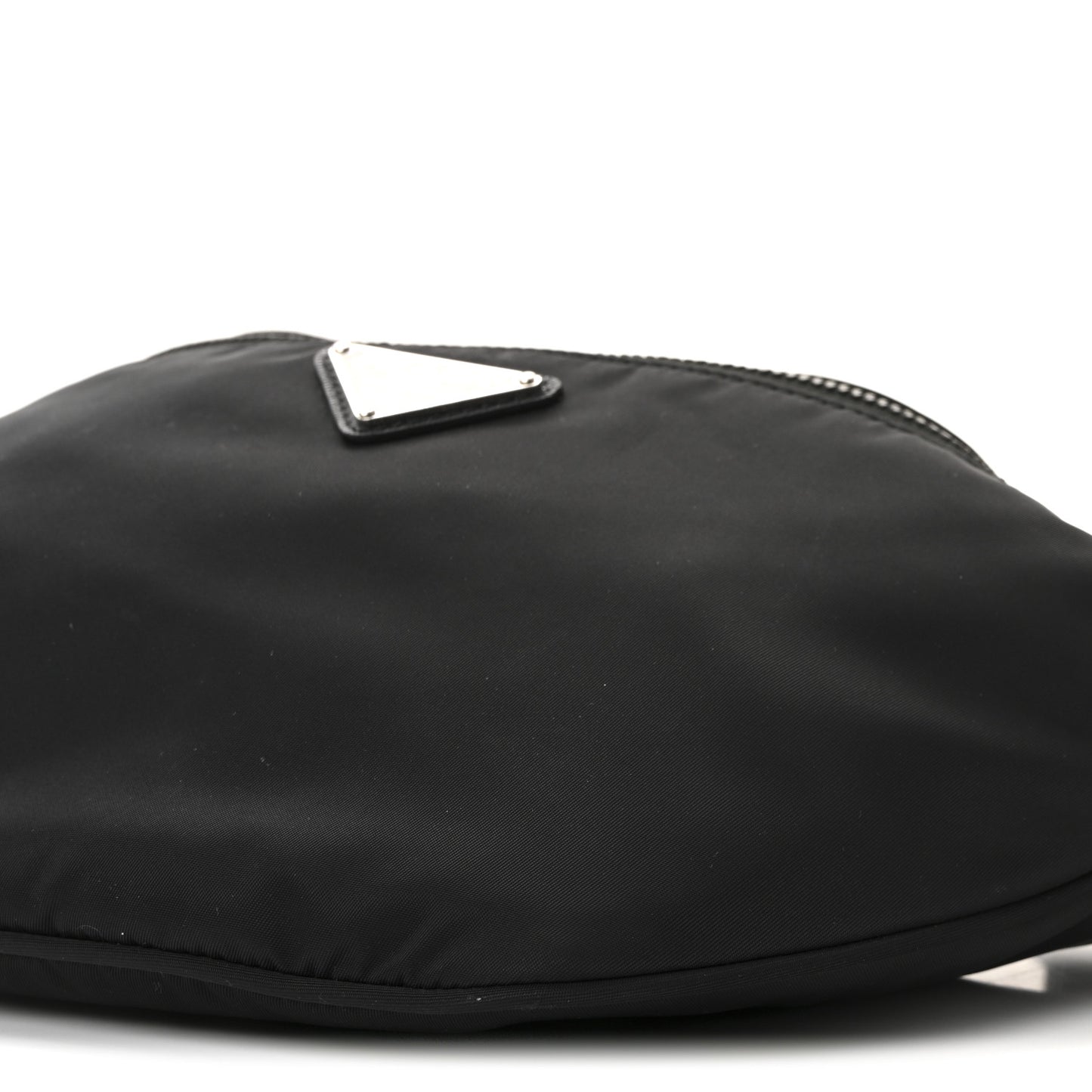 Tessuto Re-Nylon Saffiano Belt Bag Black