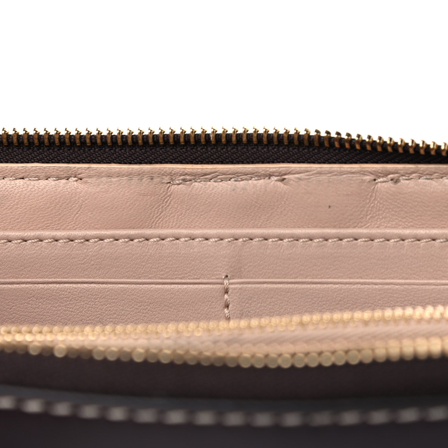 Chloe Calfskin Marcie Long Zip Around Wallet Black Raisin 9 of 15