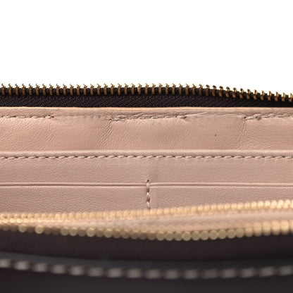 Chloe Calfskin Marcie Long Zip Around Wallet Black Raisin 9 of 15