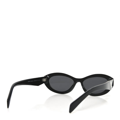 Prada Acetate Oval Sunglasses SPR 26Z Black 4 of 7
