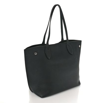 Louis Vuitton Calfskin Lockme Go Tote Black 3 of 8