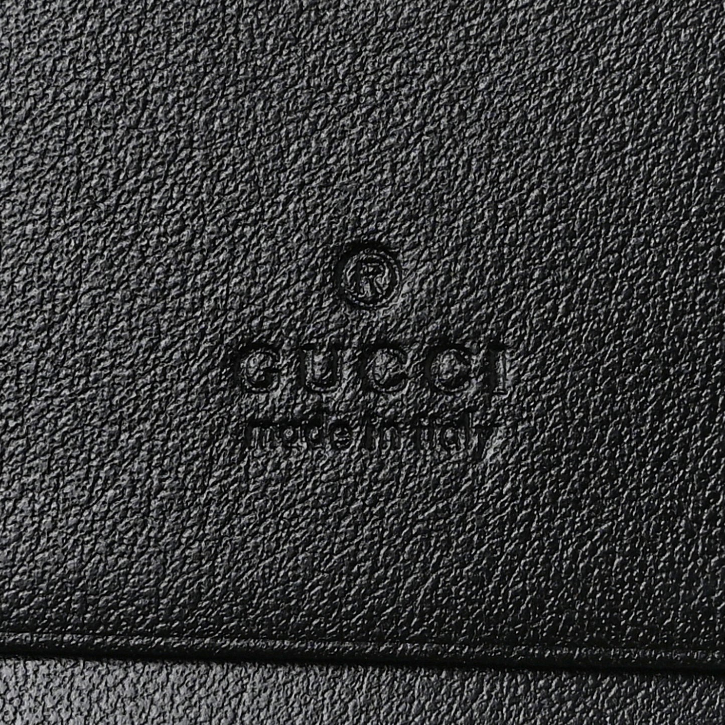 Calfskin Matelasse GG Marmont Card Case Wallet Black