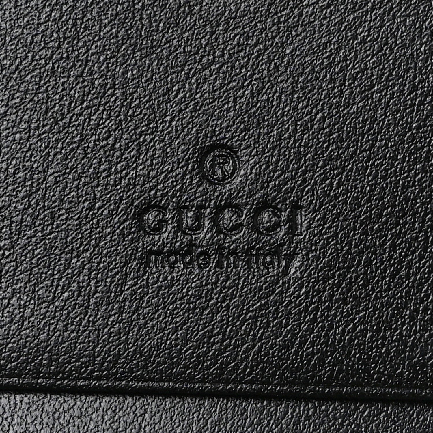Gucci Calfskin Matelasse GG Marmont Card Case Wallet Black 6 of 9