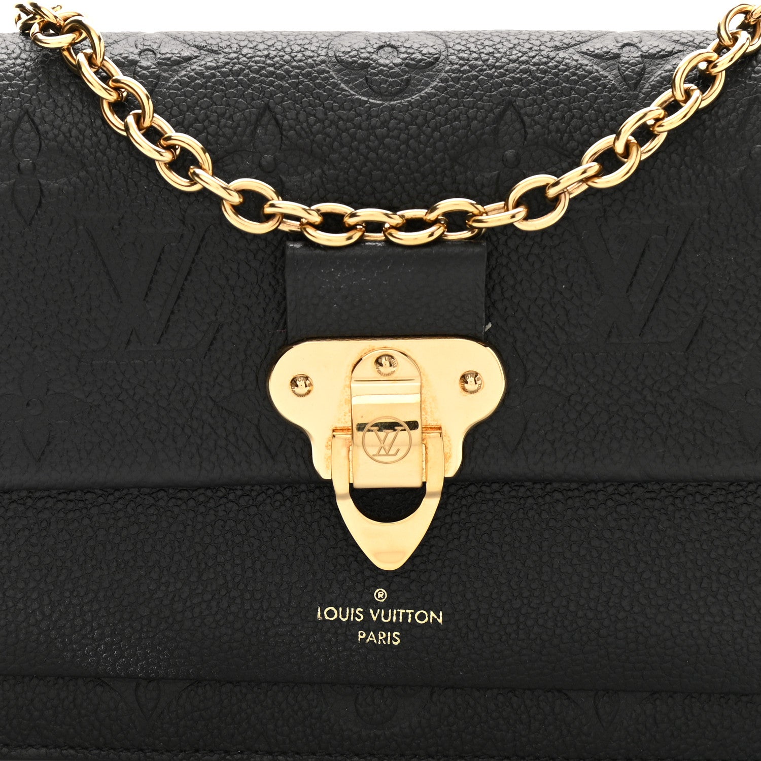 Louis Vuitton Empreinte Vavin Chain Wallet Black 7 of 9