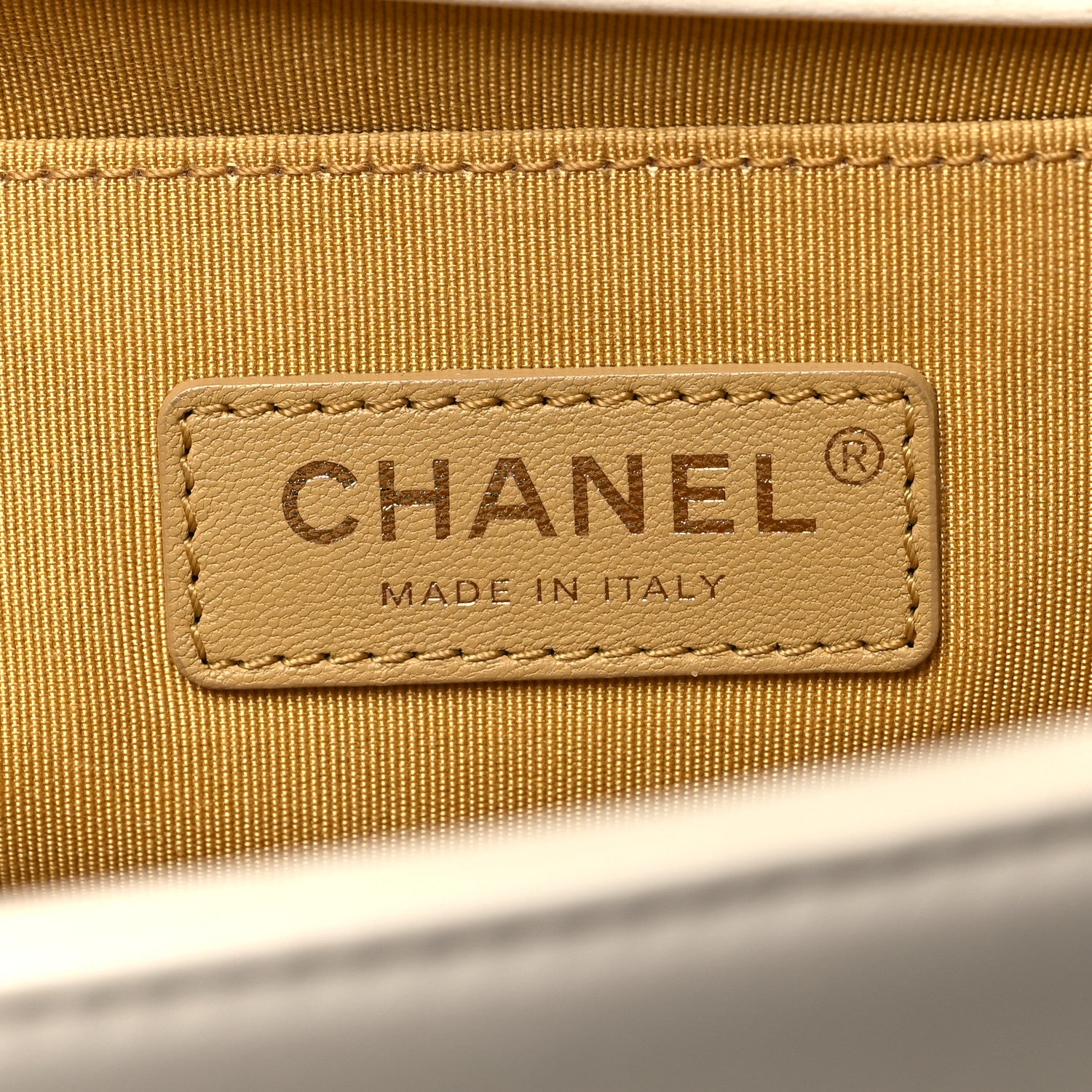 Chanel Lambskin Quilted Medium Boy Studded Handle Flap Black Gold 6 of 14