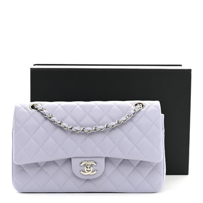 Chanel Caviar Quilted Medium Double Flap Light Purple 11 of 11