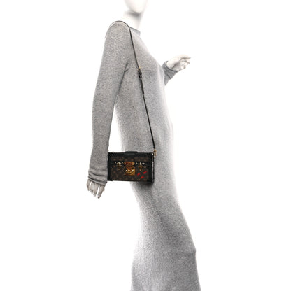Louis Vuitton Monogram Petite Malle Black 2 of 9
