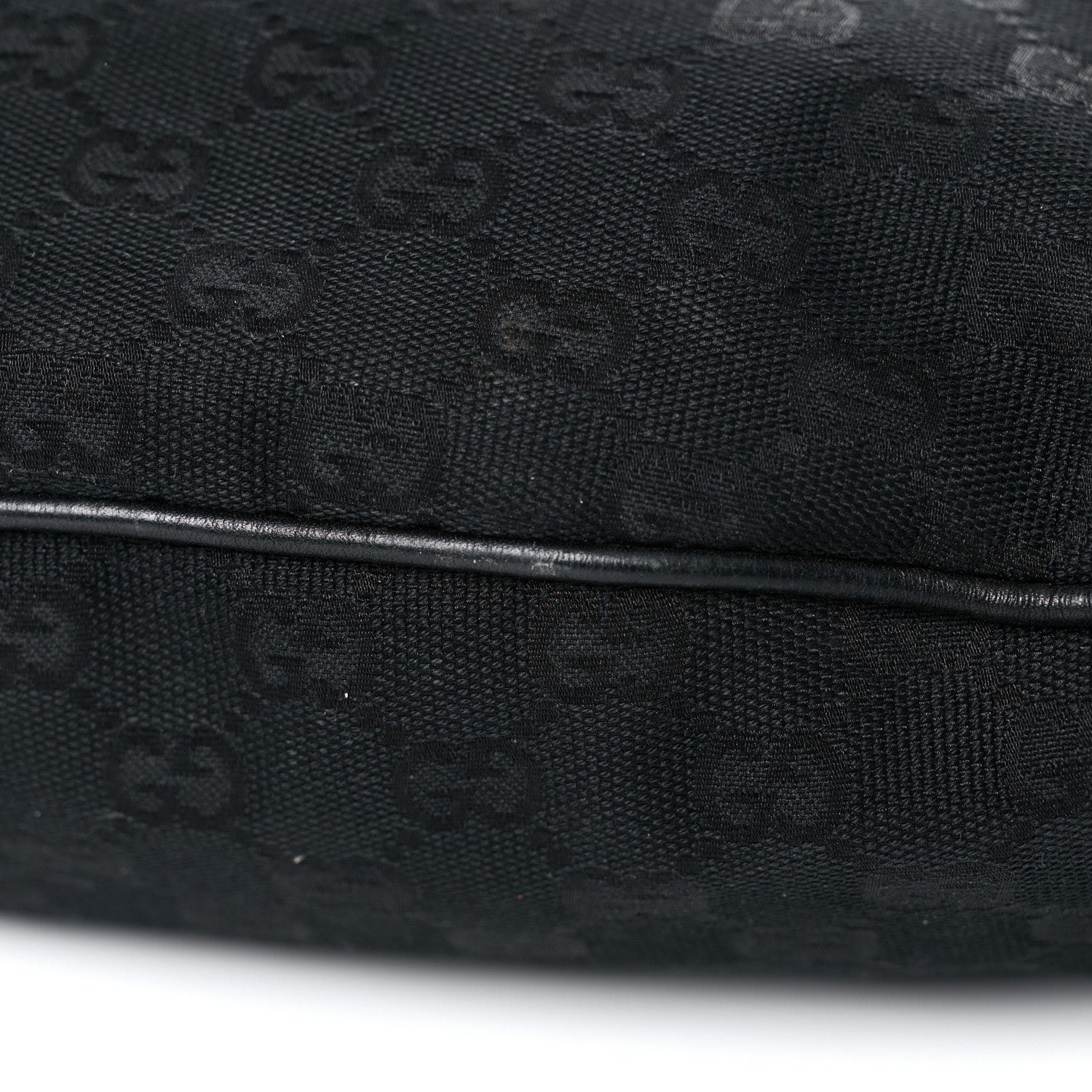 Gucci Monogram Medium Indy Top Handle Hobo Black 11 of 14