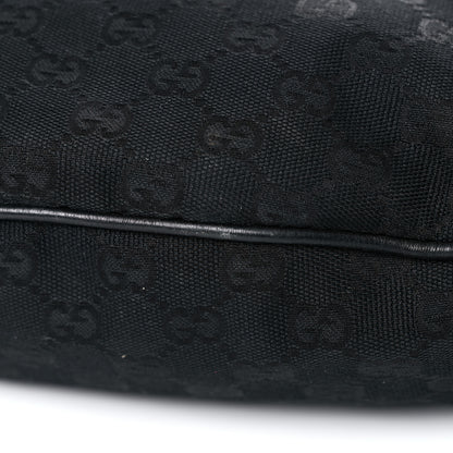 Gucci Monogram Medium Indy Top Handle Hobo Black 11 of 14