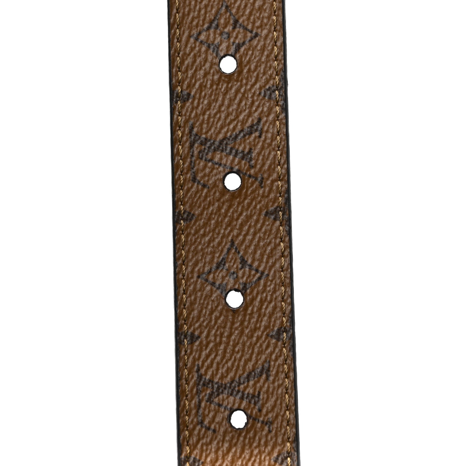 Louis Vuitton Monogram 25mm Dauphine Reversible Belt 85 34 Cream 4 of 6