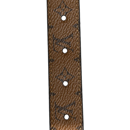 Louis Vuitton Monogram 25mm Dauphine Reversible Belt 85 34 Cream 4 of 6