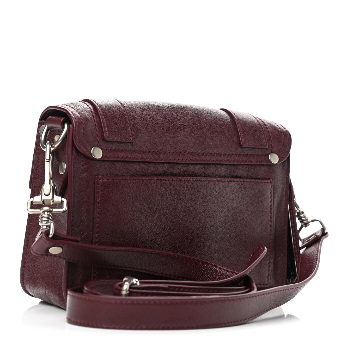 Lambskin PS1 Mini Crossbody Bag Oxblood
