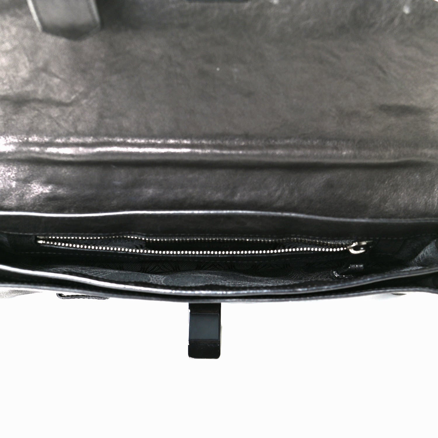 Proenza Schouler Lambskin PS1 Pochette Clutch Black 4 of 7
