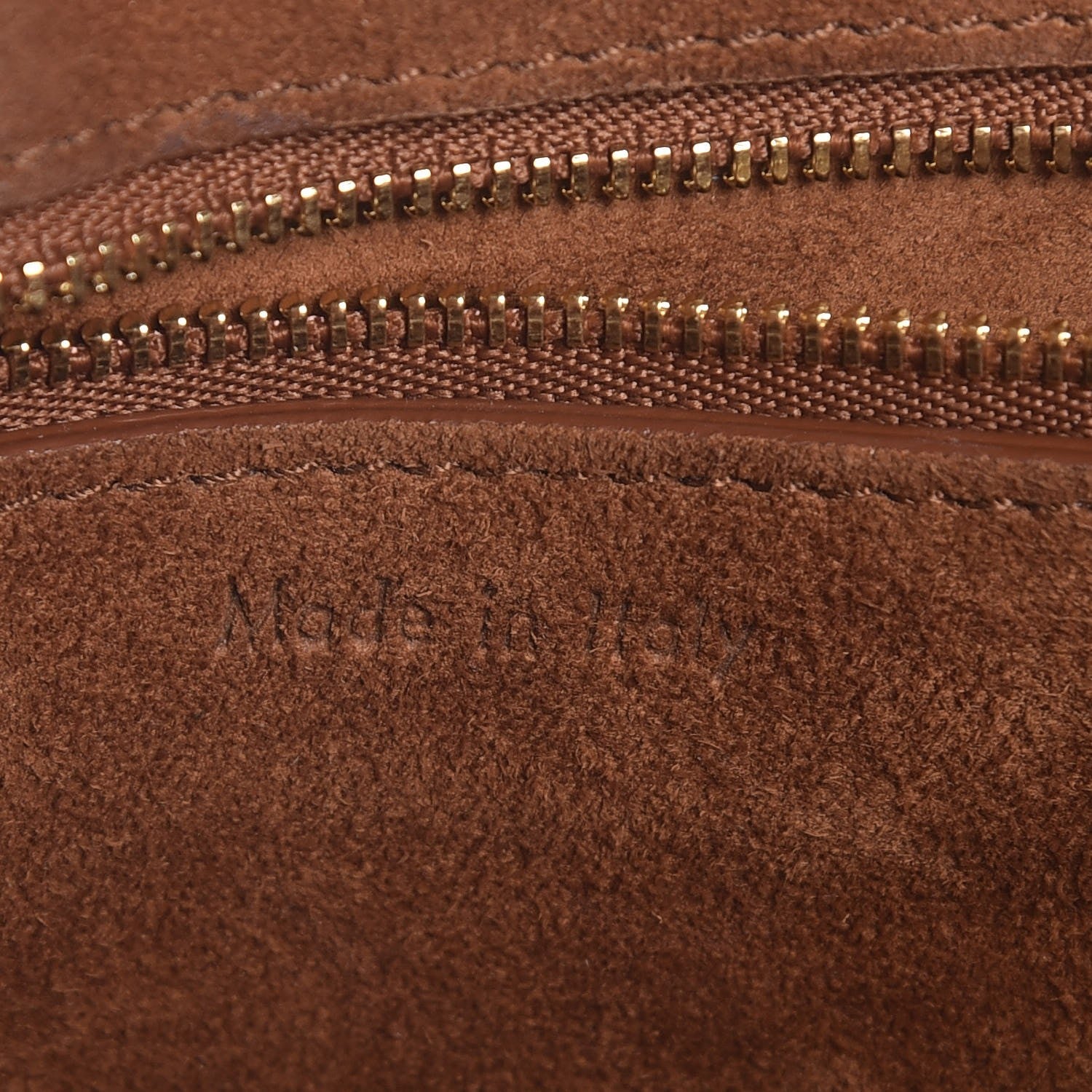 Celine Smooth Calfskin Large Edge Shoulder Bag Camel 6 of 22