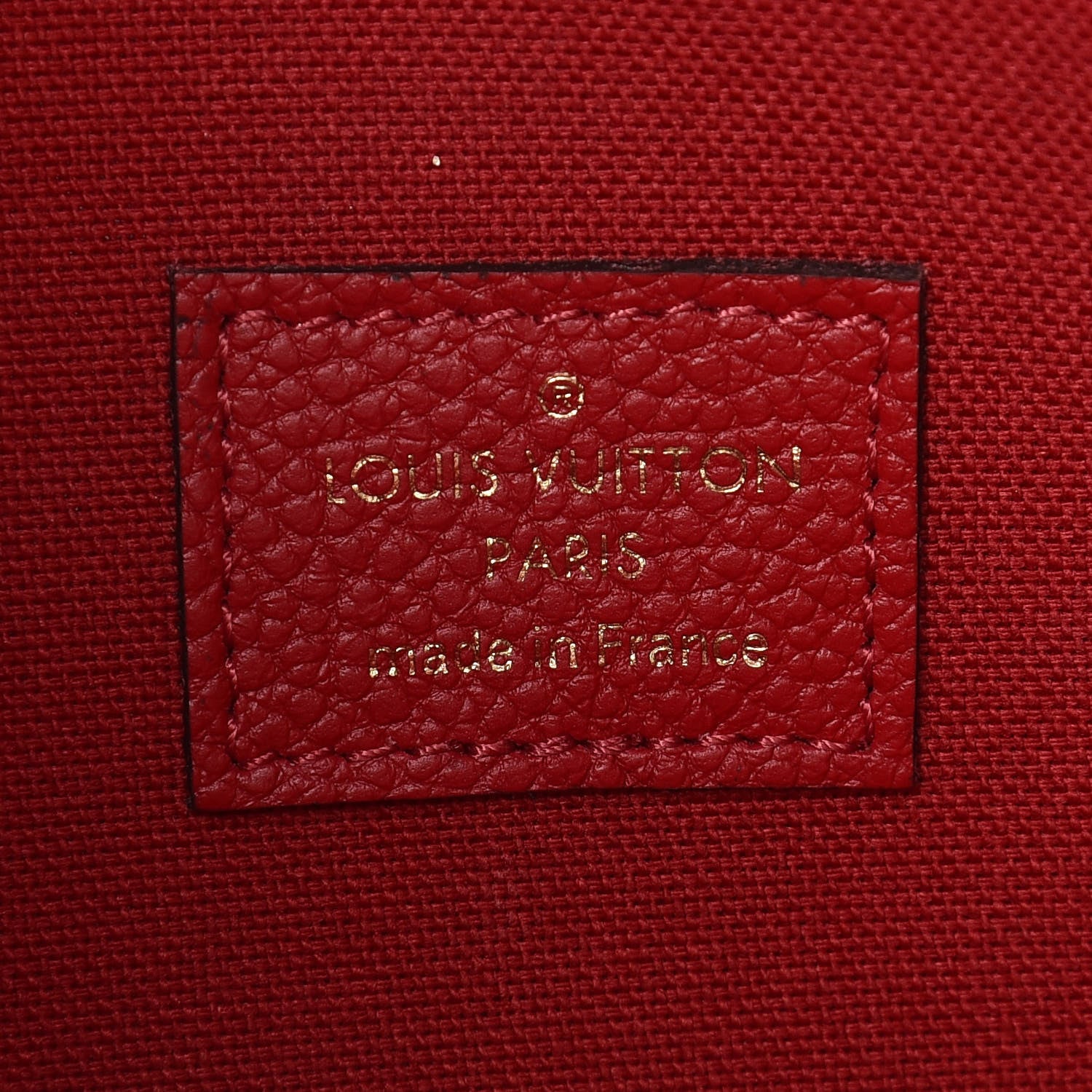 Louis Vuitton Empreinte Pochette Felicie Chain Wallet Scarlet 5 of 12
