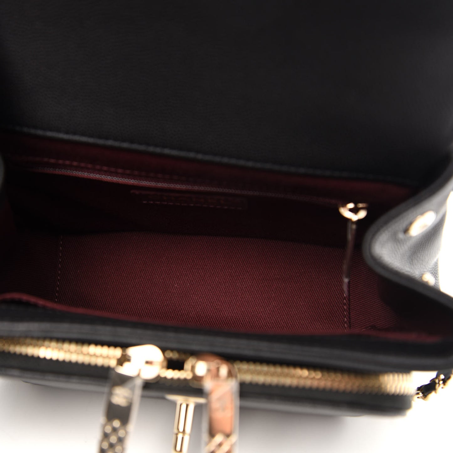 Caviar Quilted Small Business Affinity Flap Black