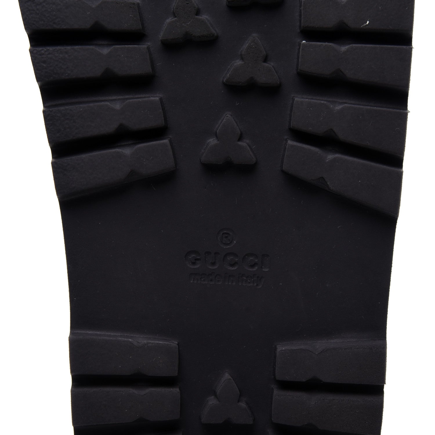 Gucci Guccissima Mens Lug Sole Slide Sandals 7 Black 8 of 8