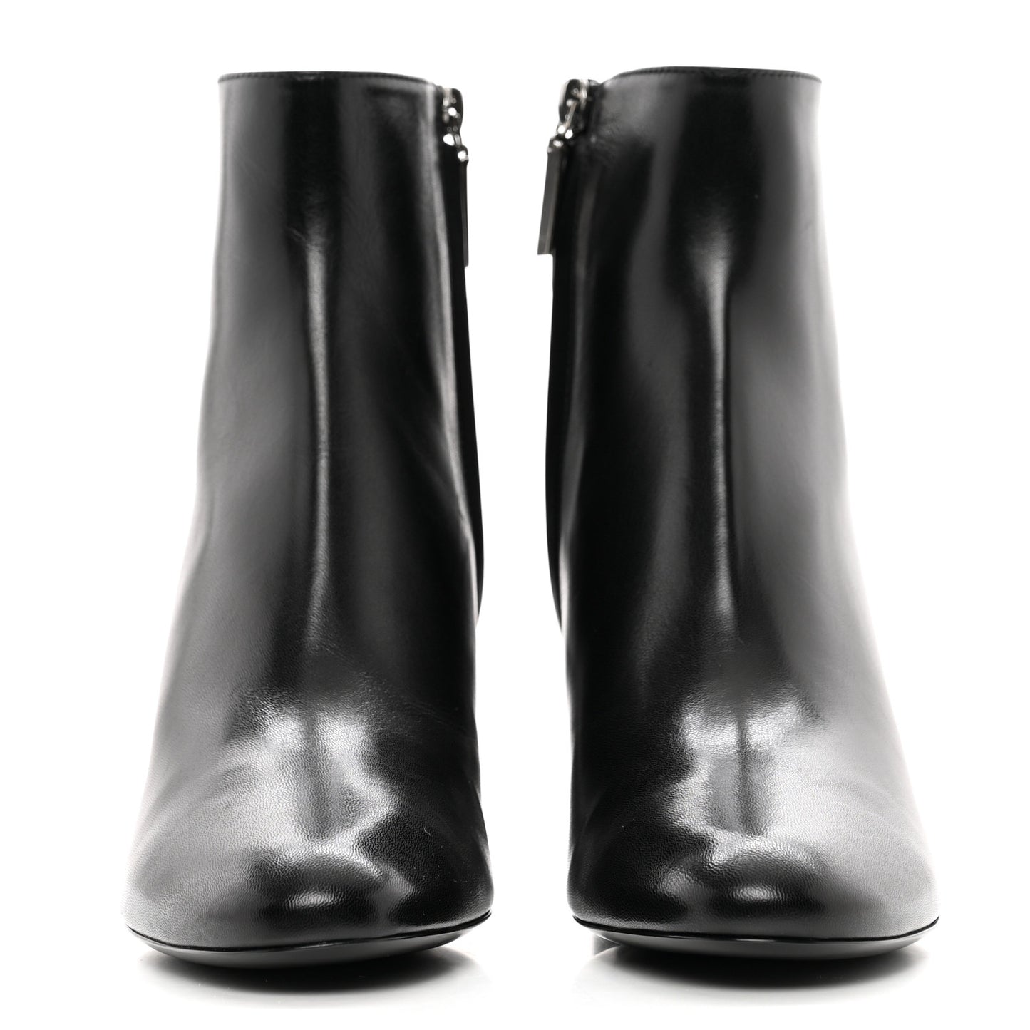 Nappa Vendome Loulou Ankle Zip Boot 38.5 Black
