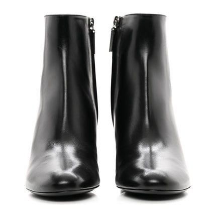 Saint Laurent Nappa Vendome Loulou Ankle Zip Boot 38.5 Black 2 of 8