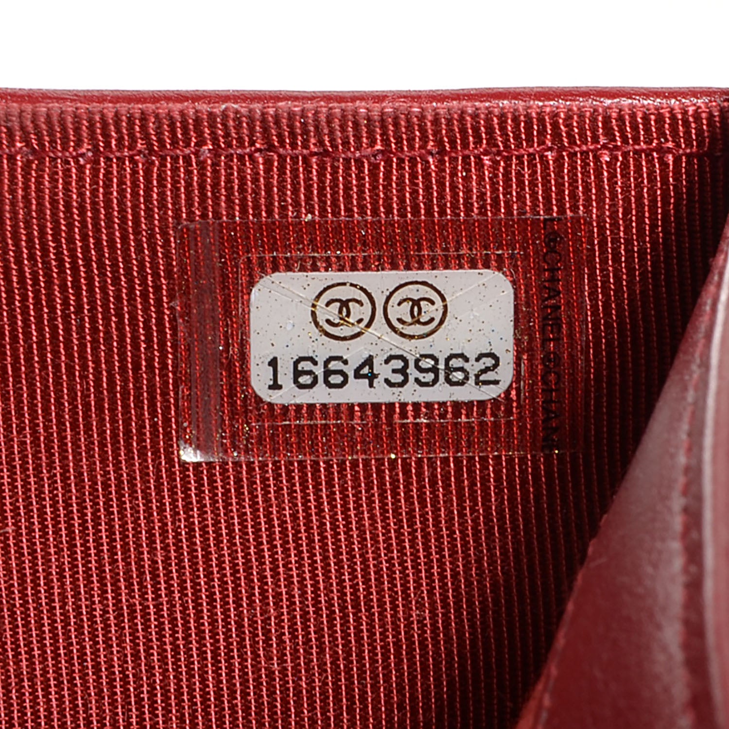 Chanel Caviar Quilted Zipped Pocket Wallet Red 7 of 7