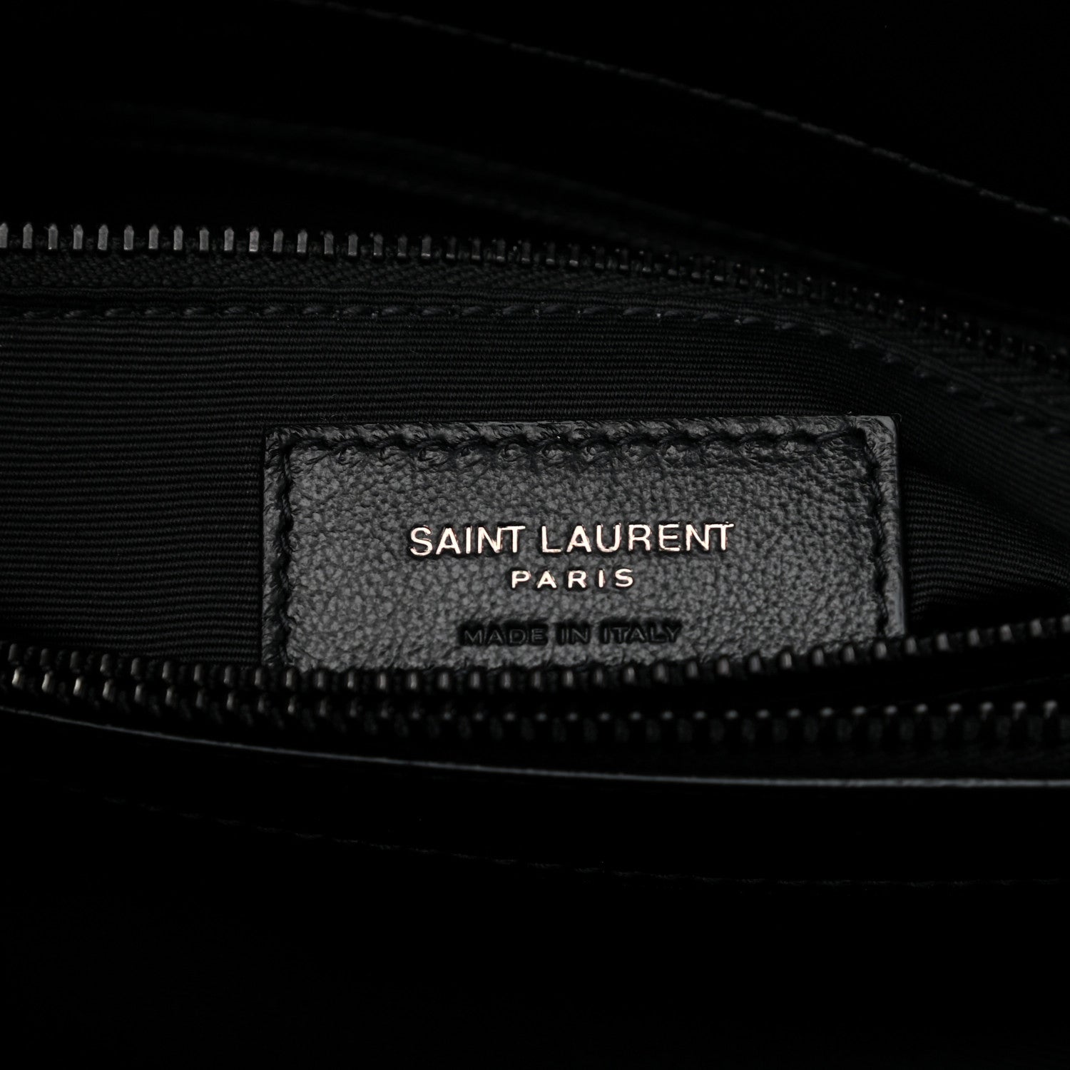 Saint Laurent Calfskin Y Quilted Monogram Medium Loulou Chain Satchel Black 7 of 12