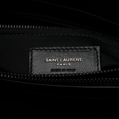Saint Laurent Calfskin Y Quilted Monogram Medium Loulou Chain Satchel Black 7 of 12