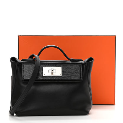 Hermes Swift Lizard Touch 24/24 21 Black 11 of 11