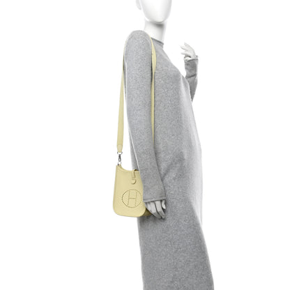 Hermes Taurillon Clemence Evelyne TPM Jaune Milton 2 of 11