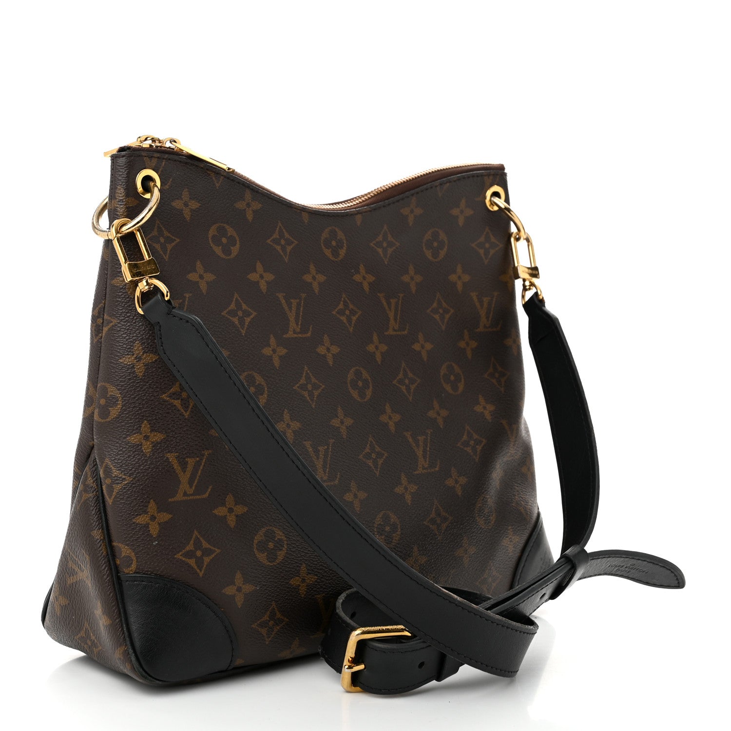 Louis Vuitton Monogram Odeon MM Black 3 of 15