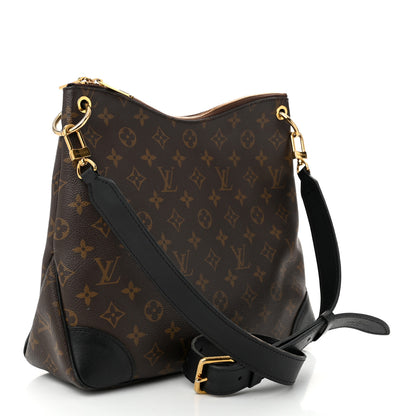 Louis Vuitton Monogram Odeon MM Black 3 of 15