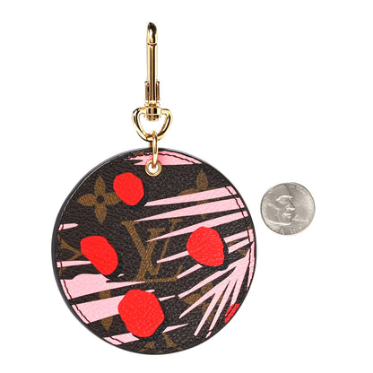 Louis Vuitton Monogram Jungle Dots Bag Charm Key Ring Sugar Pink Poppy 2 of 10
