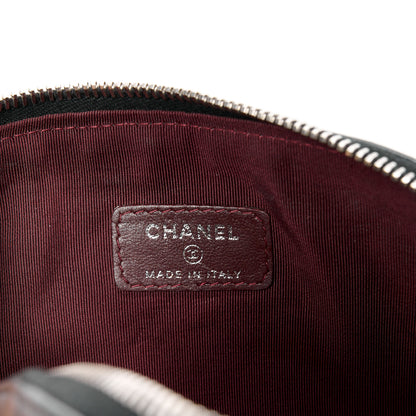 Chanel Lambskin Quilted Cosmetic Cas Black 6 of 10